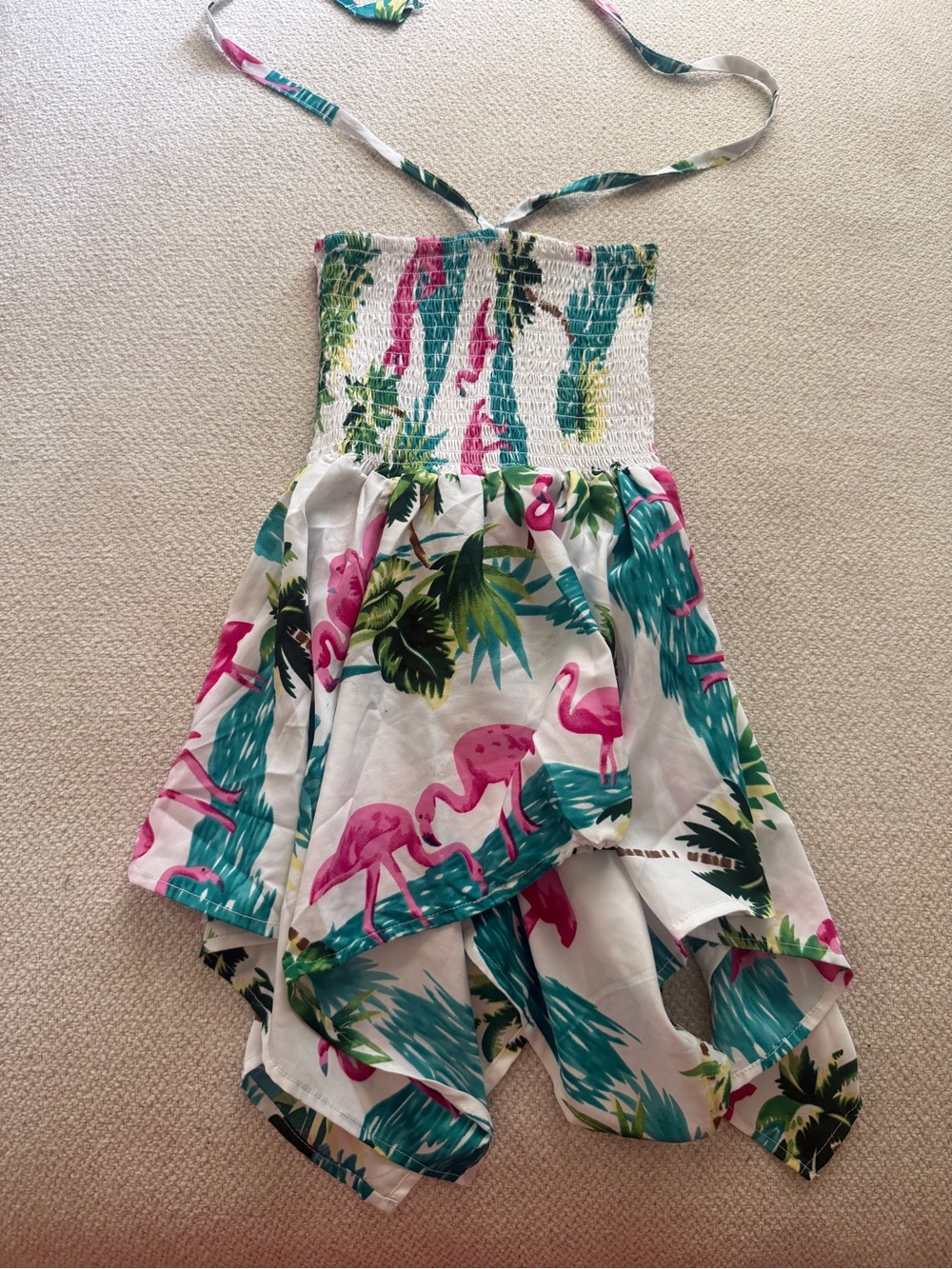 KMA Kids Tropical Flamingo Dress